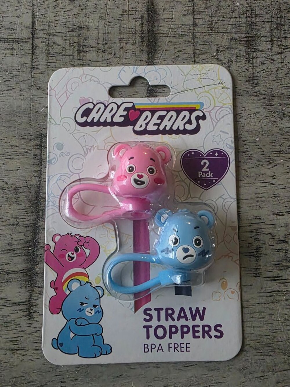 Care Bears Straw Toppers
